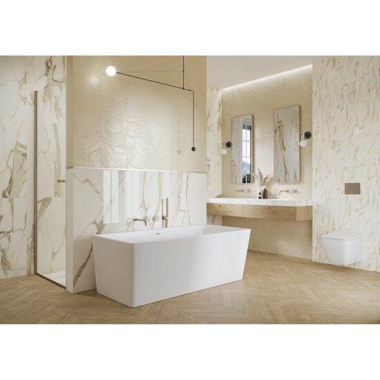 FAIANTA WARM WIND GOLD STRUCTURE GLOSSY 29.8X89.8