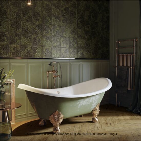 FAIANTA GREEN PHILOSOPHY GRAPHITE STR MIX 19.8x19.8