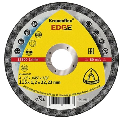 DISC FLEX KLINGSPOR EDGE 115X1.2 T532001