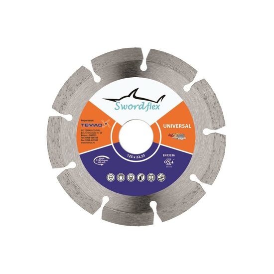DISC DIAMANTAT SWORDFLEX UNIVERSAL 125X22.23 MM 550531