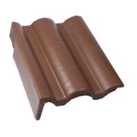 Țiglă Beton Bramac Romană, Laterală Stângă, Maro Novo Lung