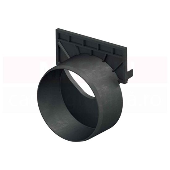 Placa de capat cu stut DN 100 din polipropilena pentru rigole ACO Euroline si Hexaline