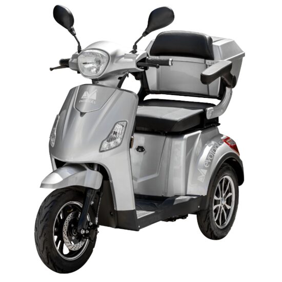 Triciclu electric persoane Horia TRP800-1 argintiu
